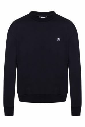 Sweatshirt with a patch and a logo, zdjęcie 1 Sweatshirt with a patch and a logo od Diesel
